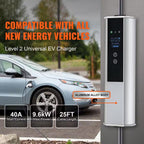 Level 2 Portable EV Charger, 40A 240V, Electric Vehicle Charger with 25 Ft. Charging Cable NEMA 14-50P Plug