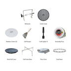 Arteflame 40″ Platinum Series — Stainless Fire Bowl Flat-Top Grill with Storage Base