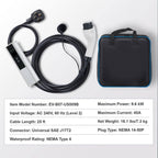 Level 2 Portable EV Charger, 40A 240V, Electric Vehicle Charger with 25 Ft. Charging Cable NEMA 14-50P Plug