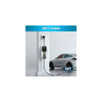 26Ft 240-Volt Portable Level 1 and Level 2 EV Charger 32A 7.68Kw NEMA 14-50 5-15 SAE-J1772 Charging Station