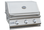KoKoMo 26” BBQ Grill with 3-Burner Stainless Steel Cart – Freestanding