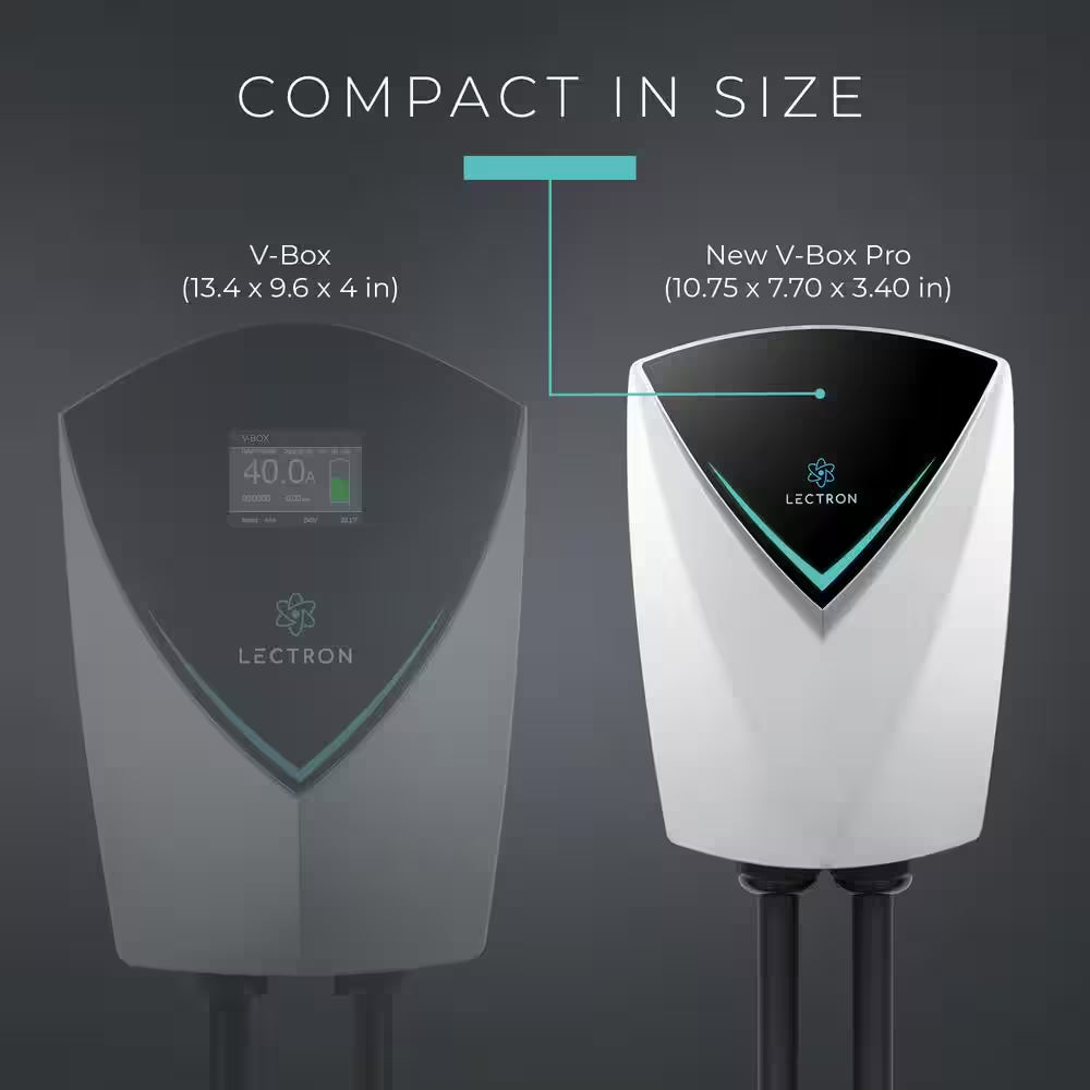 Tesla (NACS) V-Box Pro Electric Vehicle Charging Station (Wi-Fi) 48 Amp with App Control-Level 2-EV Charger (240-Volt)