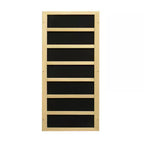 Aspen Upgraded 2 Person Infrared Sauna 6 Dual Tech Infrared Heaters, Red Light and Chromotherapy with Sound System