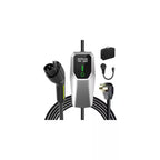 26Ft 240-Volt Portable Level 1 and Level 2 EV Charger 32A 7.68Kw NEMA 14-50 5-15 SAE-J1772 Charging Station