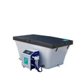Polarspa 67 In. 1-Person 0-Jet Cold Plunge Ice Bath Tub/Hot Tub with Cover and Chiller/Heater in White