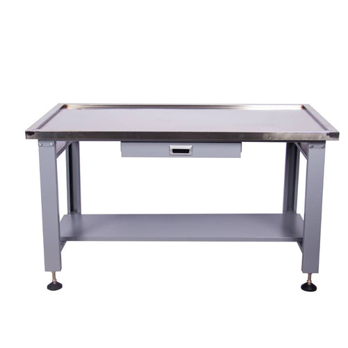 59 inch Large Heavy Duty Machine Teardown Table with Drain Hole
