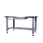 59 inch Large Heavy Duty Machine Teardown Table with Drain Hole