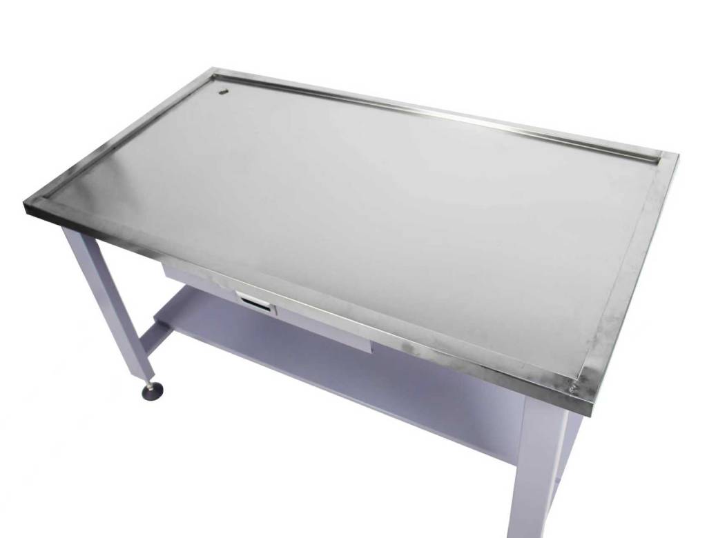 59 inch Large Heavy Duty Machine Teardown Table with Drain Hole
