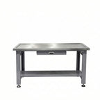 59 inch Large Heavy Duty Machine Teardown Table with Drain Hole