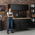 Overhead Pro 72x79 inch Extra Height/Depth Rolling Tool Chest Combo
