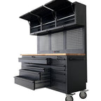 Overhead Pro 72x79 inch Extra Height/Depth Rolling Tool Chest Combo