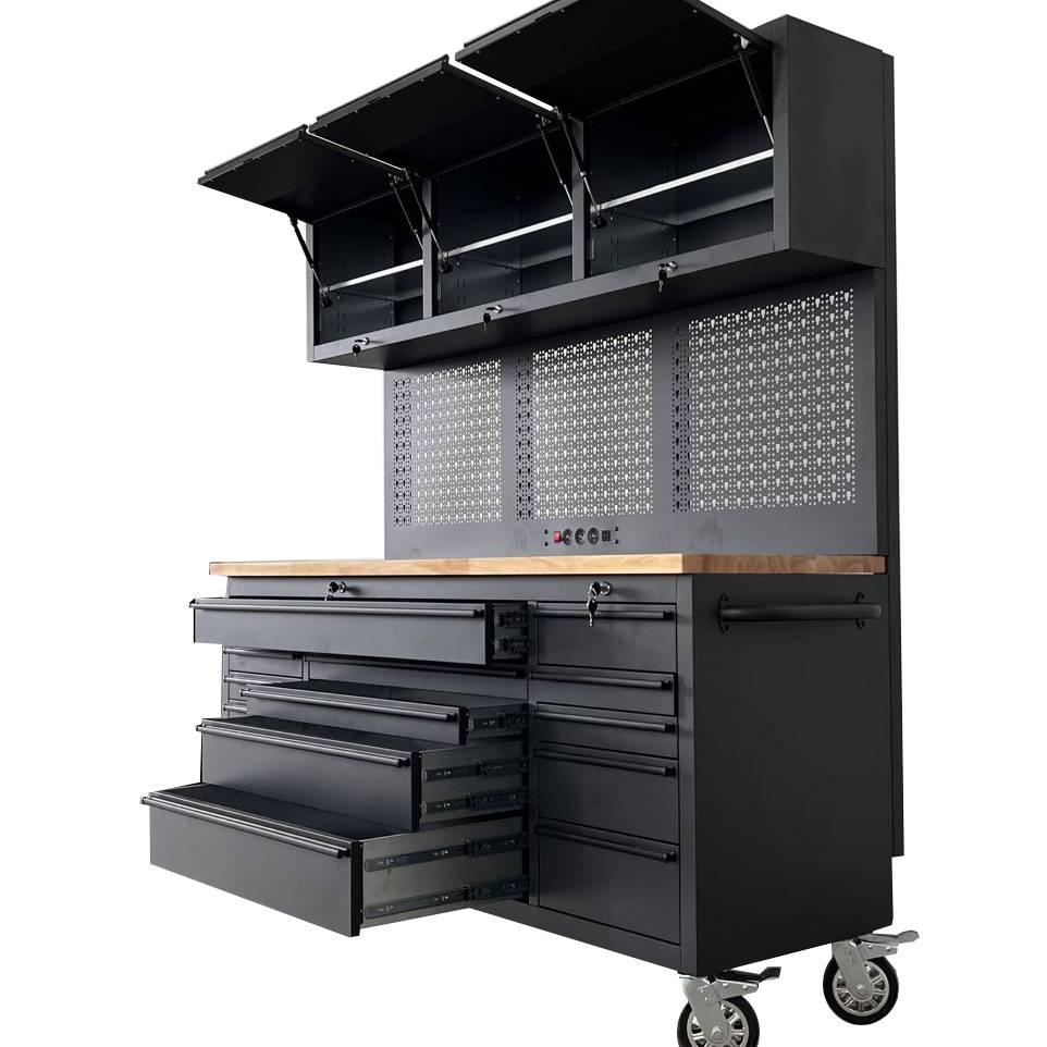 Overhead Pro 72x79 inch Extra Height/Depth Rolling Tool Chest Combo