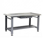 59 inch Large Heavy Duty Machine Teardown Table with Drain Hole
