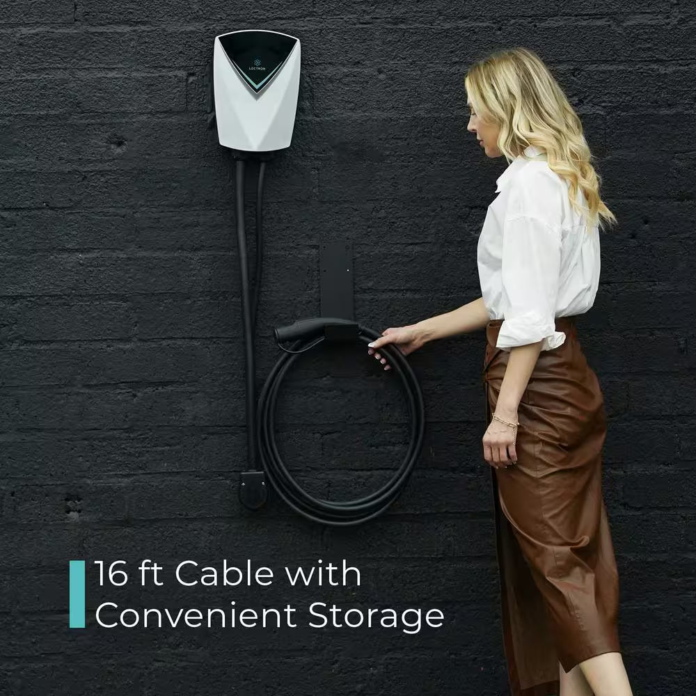 Tesla (NACS) V-Box Pro Electric Vehicle Charging Station (Wi-Fi) 48 Amp with App Control-Level 2-EV Charger (240-Volt)