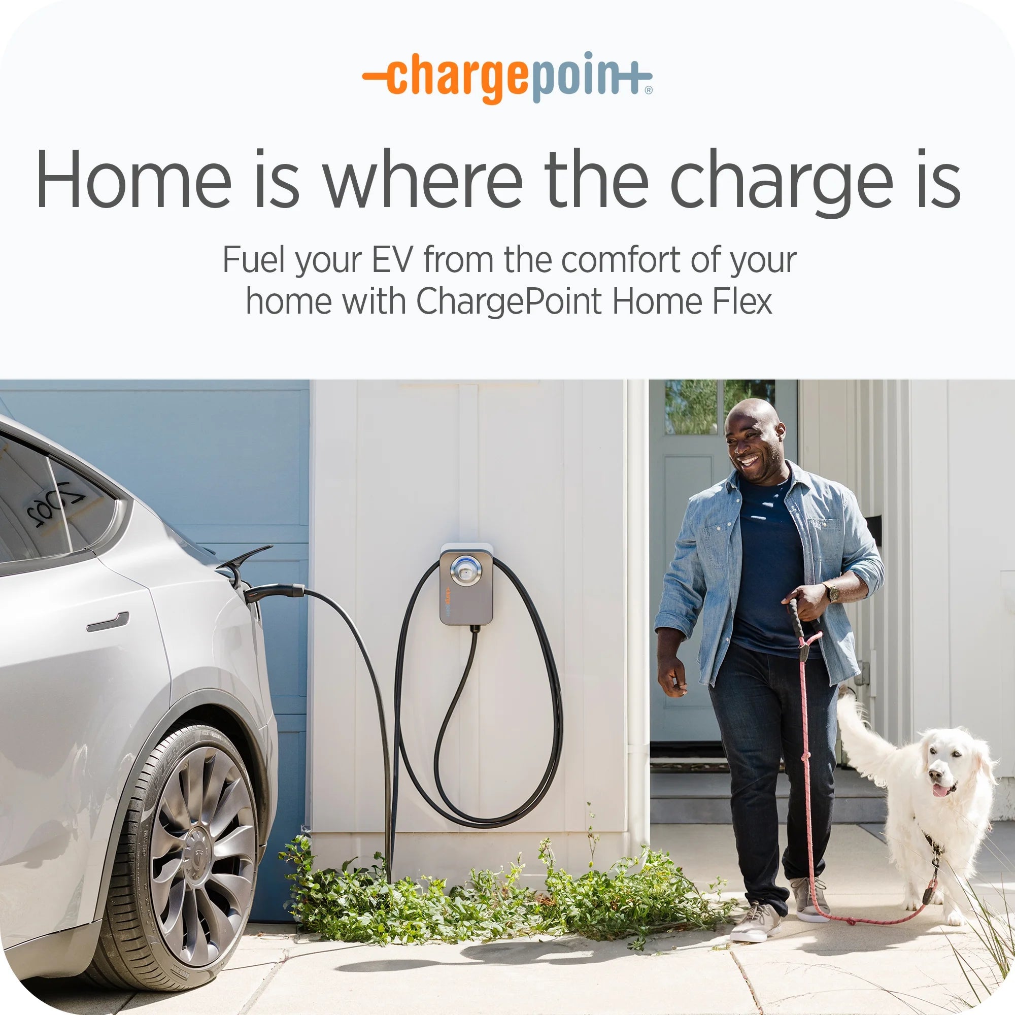 Home Flex Level 2 EV Charging Station NACS, NEMA 14-50 Outlet