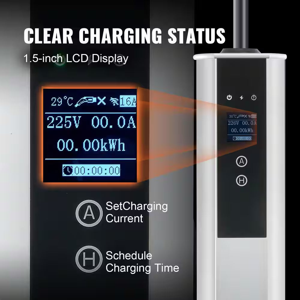 Level 2 Portable EV Charger, 40A 240V, Electric Vehicle Charger with 25 Ft. Charging Cable NEMA 14-50P Plug