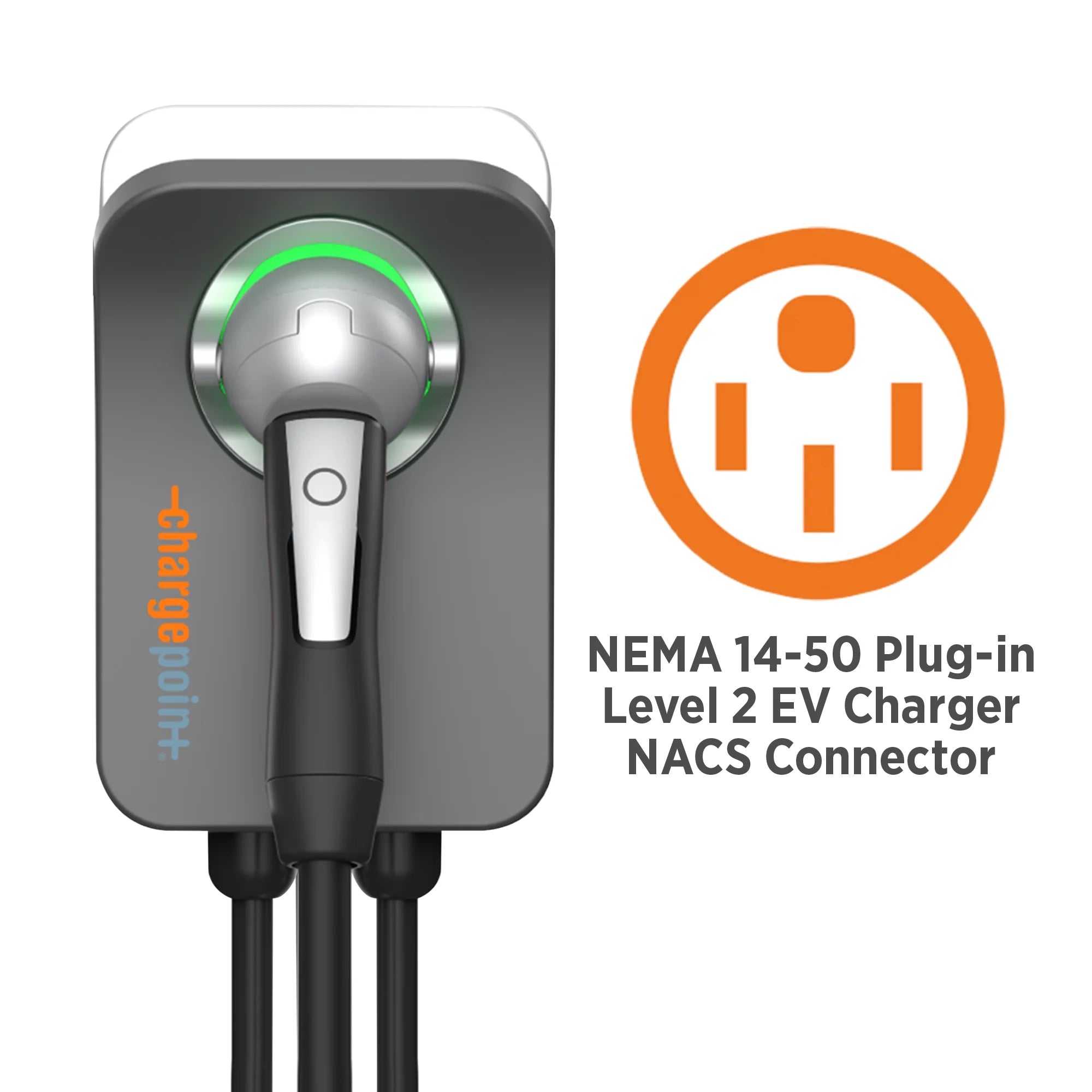 Home Flex Level 2 EV Charging Station NACS, NEMA 14-50 Outlet