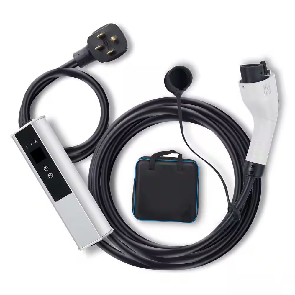 Level 2 Portable EV Charger, 40A 240V, Electric Vehicle Charger with 25 Ft. Charging Cable NEMA 14-50P Plug